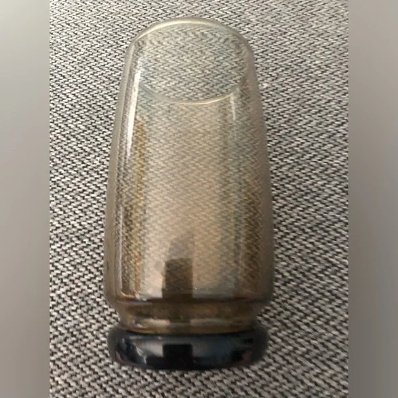 Vintage Mid Century Smokey Brown Glass Tumbler Set - Picture 3 of 3